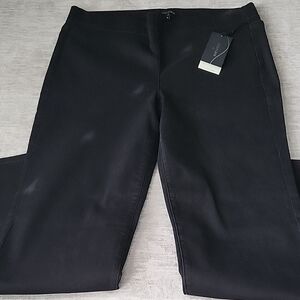 NYDJ Women's Straight Leg Black Jeans